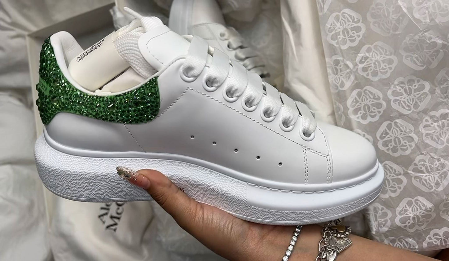 ALEXANDER MCQUEEN CON STRASS VERDE