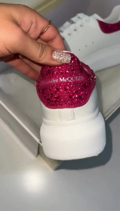 ALEXANDER MCQUEEN CON STRASS FUCSIA