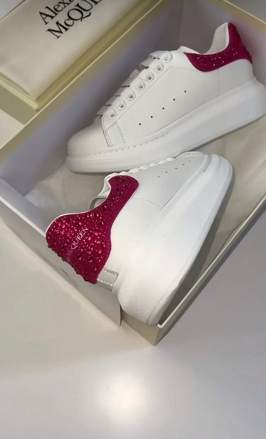 ALEXANDER MCQUEEN CON STRASS FUCSIA