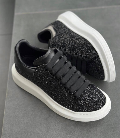 ALEXANDER MCQUEEN CON BRILLANTINI NERA