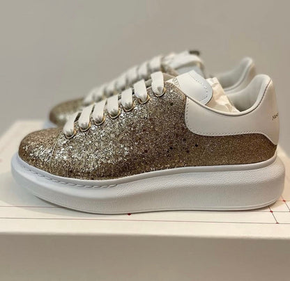 ALEXANDER MCQUEEN CON BRILLANTINI ORO