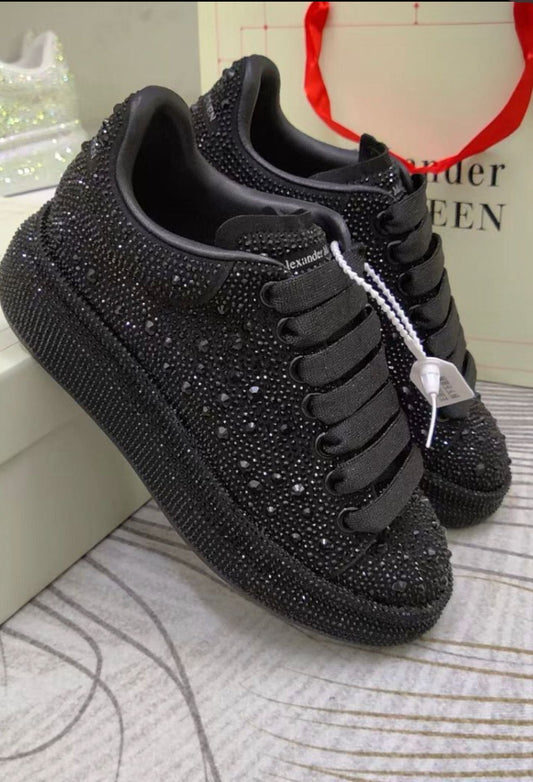 ALEXANDER MCQUEEN BRILLANTINI NERA